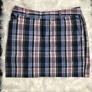 Chaps plaid mini Skirt